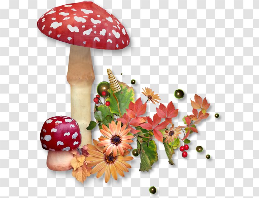 Amanita Mushroom Fungus Clip Art - Petal - Decorative Red And White Mushrooms Points Transparent PNG
