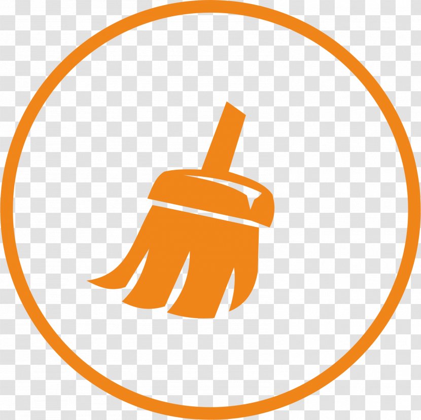 Cleanliness House Clip Art - Orange - Home Service Transparent PNG