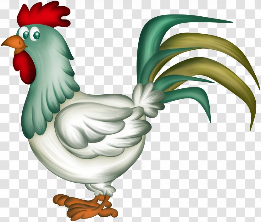 Chicken Rooster Clip Art - Bird - L Transparent PNG