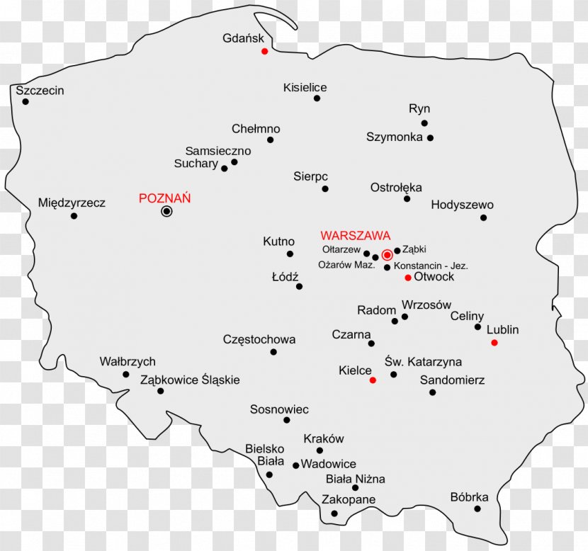 Map Poland Wikipedia Pallottines Transparent PNG