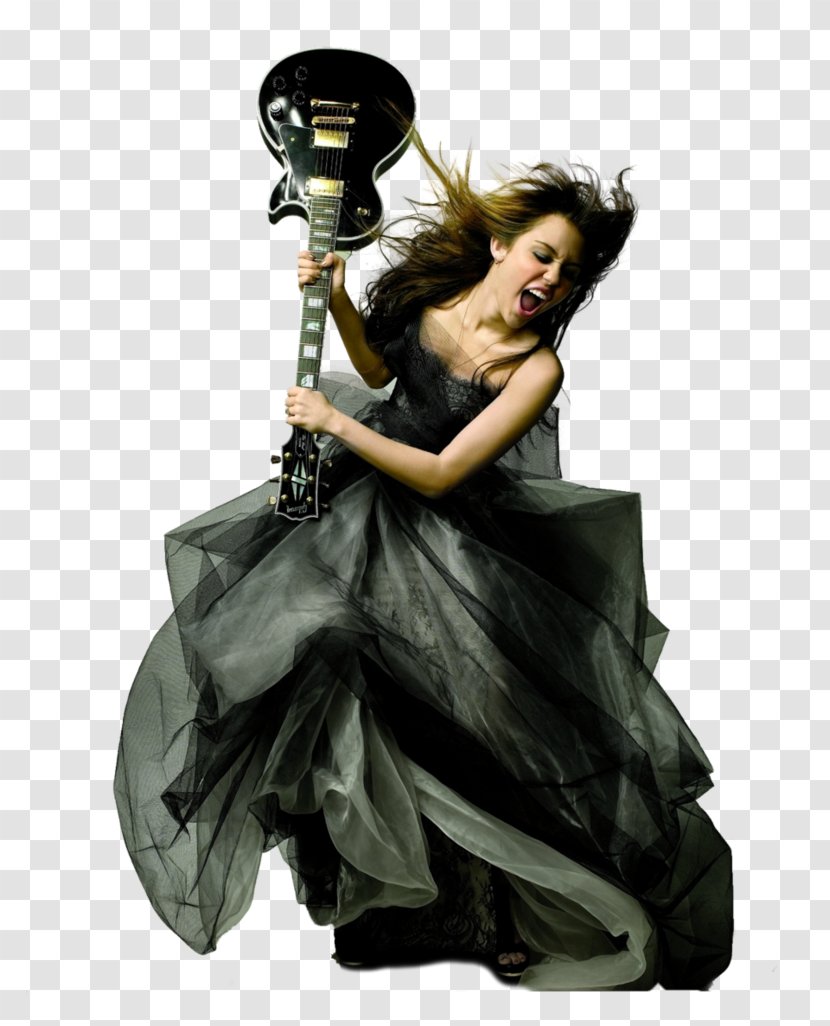 Singer-songwriter Guitar Photo Shoot - Heart - Miley Cyrus Transparent PNG