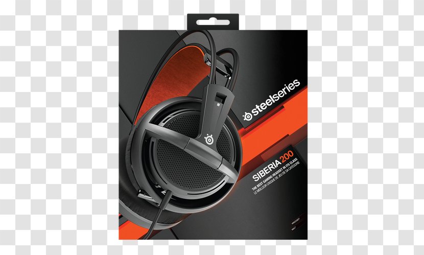 SteelSeries Siberia 200 350 650 V2 - Silhouette - Corsair Gaming Headset Plug In Transparent PNG