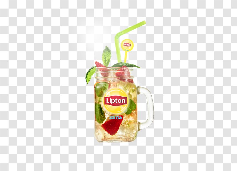 Cocktail Iced Tea Juice Non-alcoholic Drink - Food - Green Ice Transparent PNG