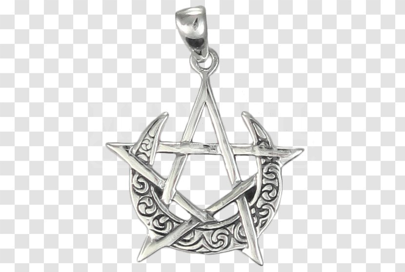 Locket Silver Body Jewellery Symbol - Pentagram Jewelry Transparent PNG