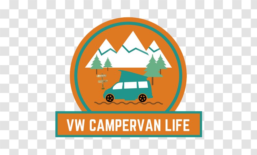 Volkswagen California Type 2 Campervan - Brand - Lulworth Cove Dorset England Transparent PNG