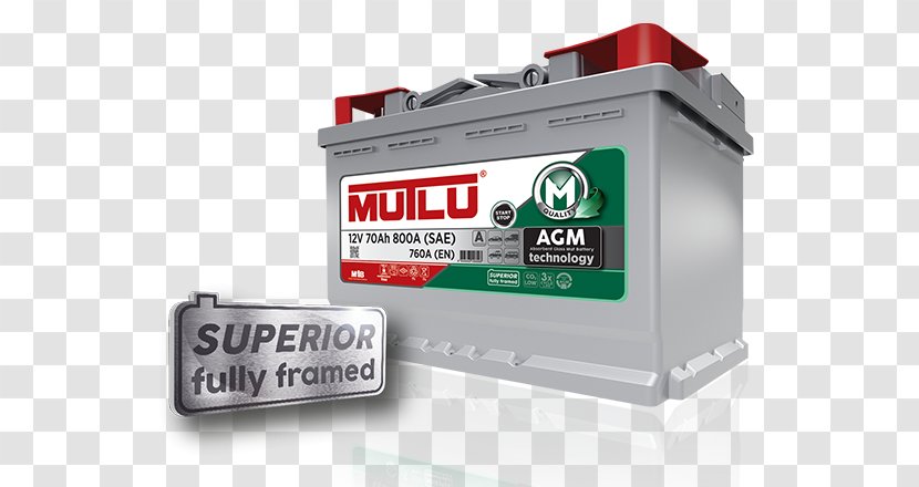 VRLA Battery Rechargeable Ampere Hour Car Electric - Startstop System - Start Stop Transparent PNG