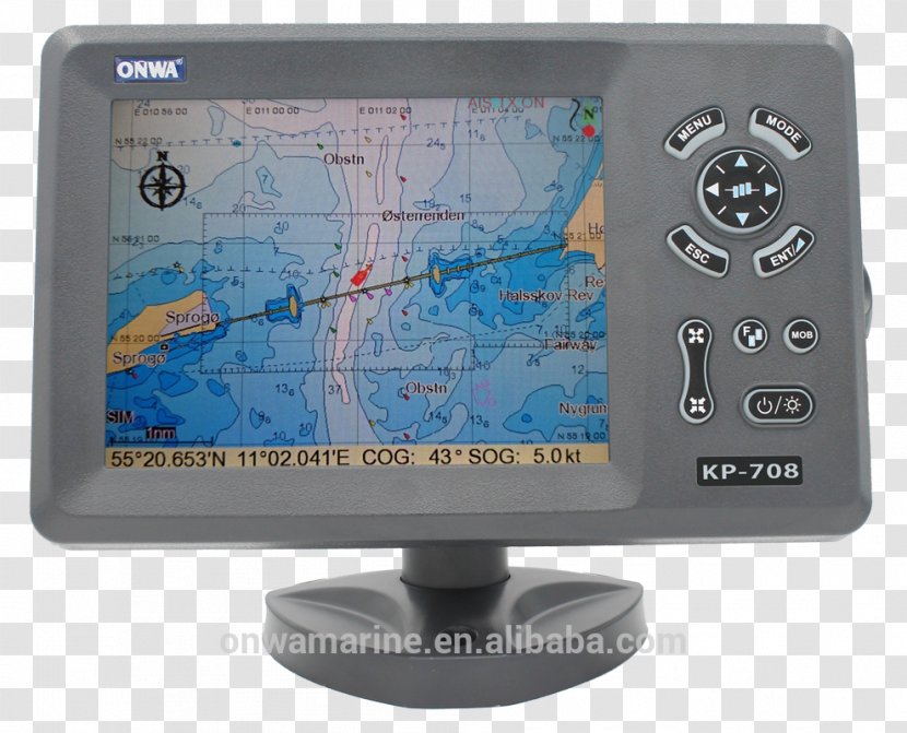 GPS Navigation Systems Lowrance Electronics Chartplotter Automatic Identification System - Plotter Transparent PNG