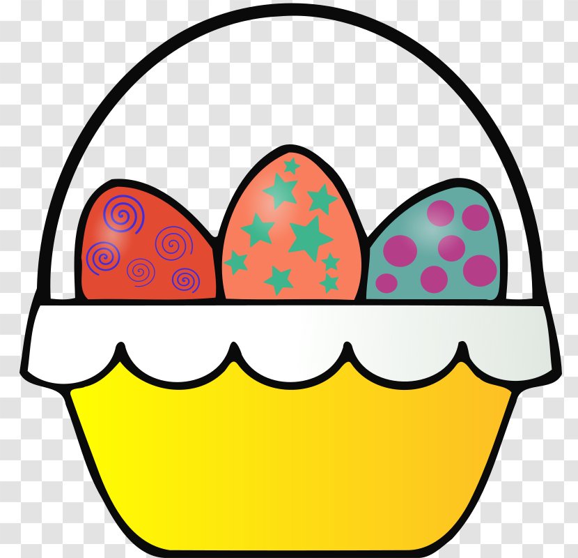 Easter Basket Egg Clip Art Transparent PNG