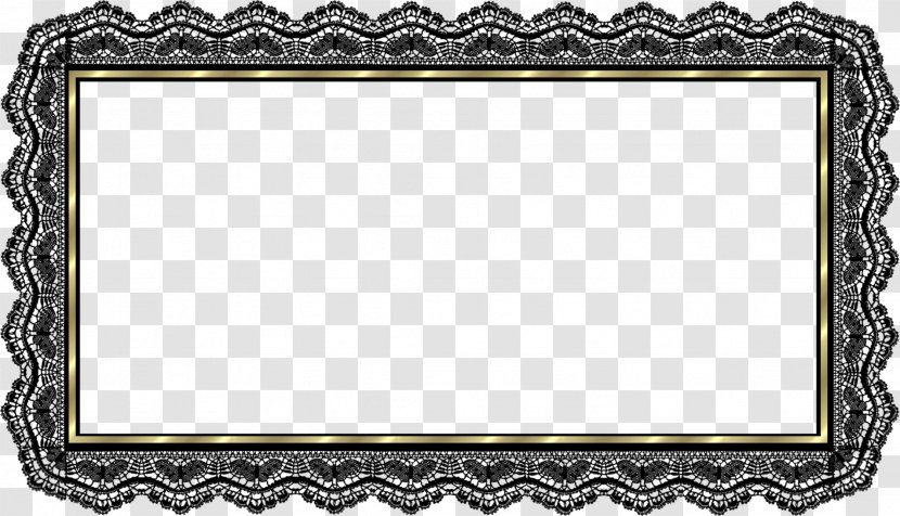 Picture Frames Clip Art - Area - Lace Boarder Transparent PNG