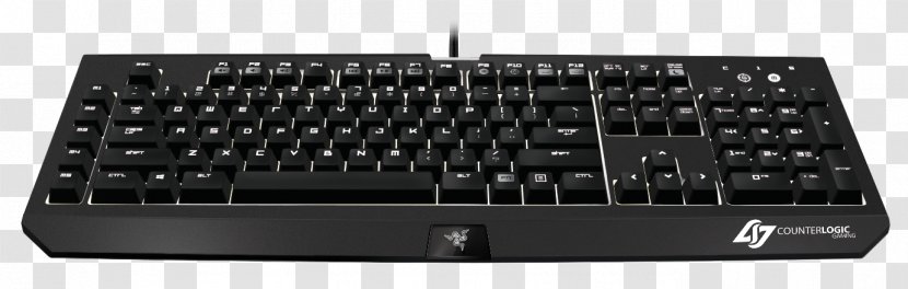 Computer Keyboard Mouse Razer BlackWidow Ultimate (2014) Gaming Keypad USB - Space Bar - Logo Transparent PNG