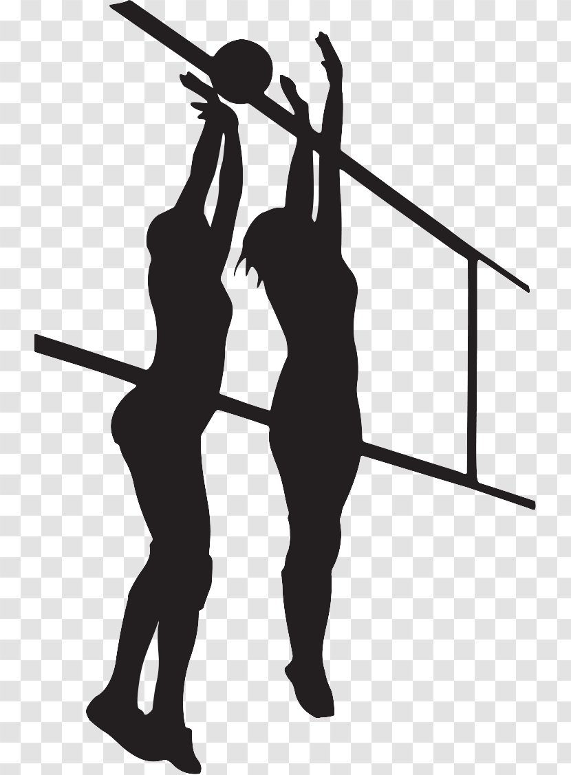 Volleyball Silhouette Shadow Clip Art - Volley - Setter Transparent PNG