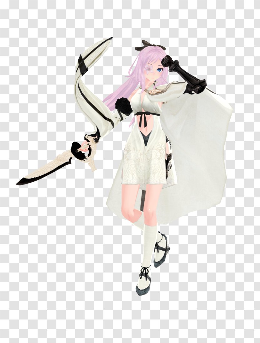 Drakengard 3 MikuMikuDance Megurine Luka Zero Vocaloid - White - Mmd Tda Jacket Transparent PNG