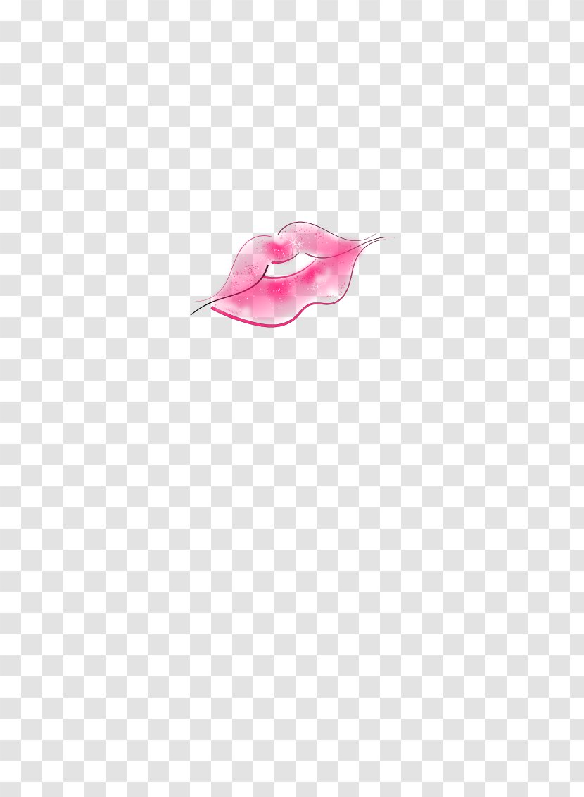 Pink Magenta Purple Lilac Petal - Kiss Transparent PNG