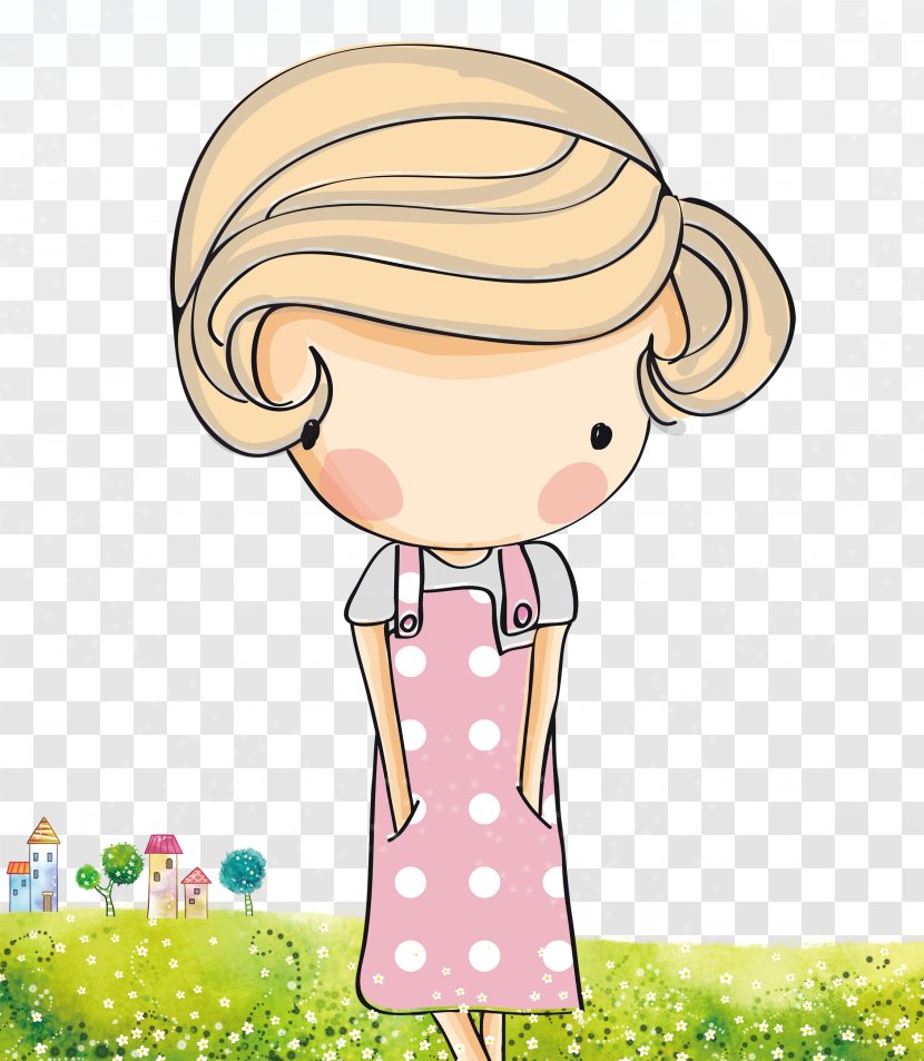 Cartoon Illustration - Heart - Doll Transparent PNG