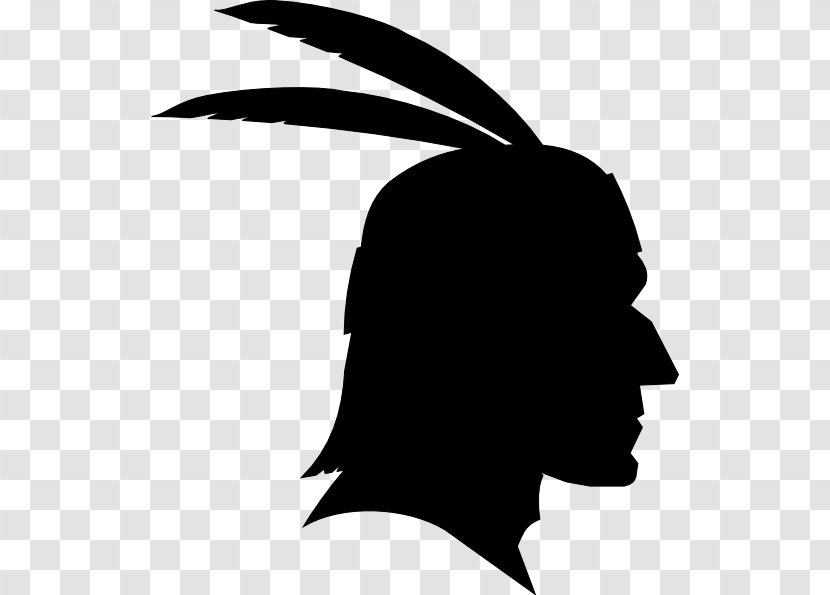 Native Americans In The United States Clip Art - Monochrome - Indianer Transparent PNG