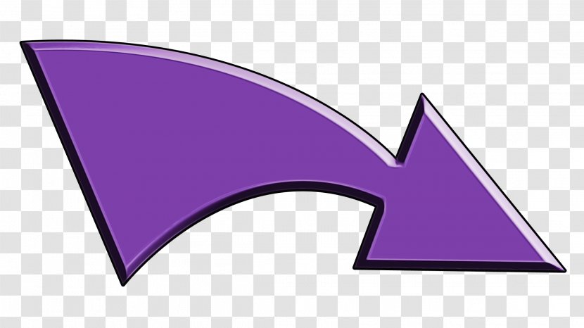 Arrow Graphic Design - Fin - Purple Transparent PNG