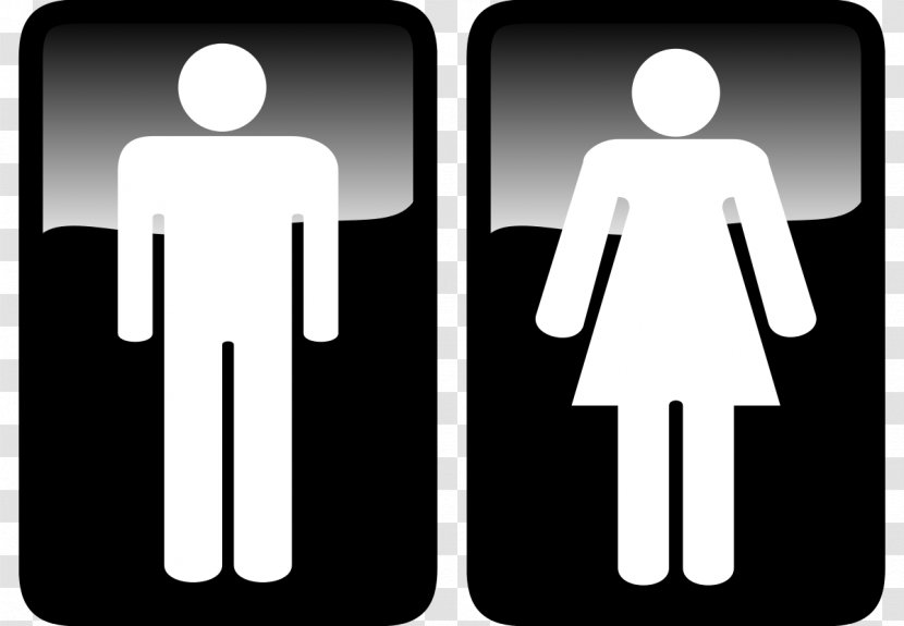 Public Toilet Bathroom Clip Art - Gender Symbol - Restroom Cliparts Transparent PNG