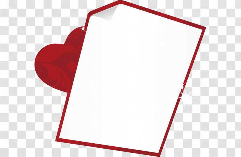 Heart - Brand - Red Heart-shaped Frame Vector Transparent PNG
