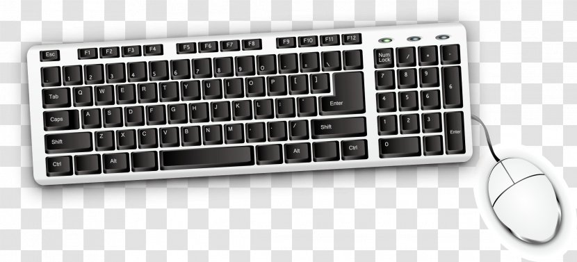 Computer Keyboard Mouse Button - Mainframe - And Vector Material Simple Fashion Transparent PNG