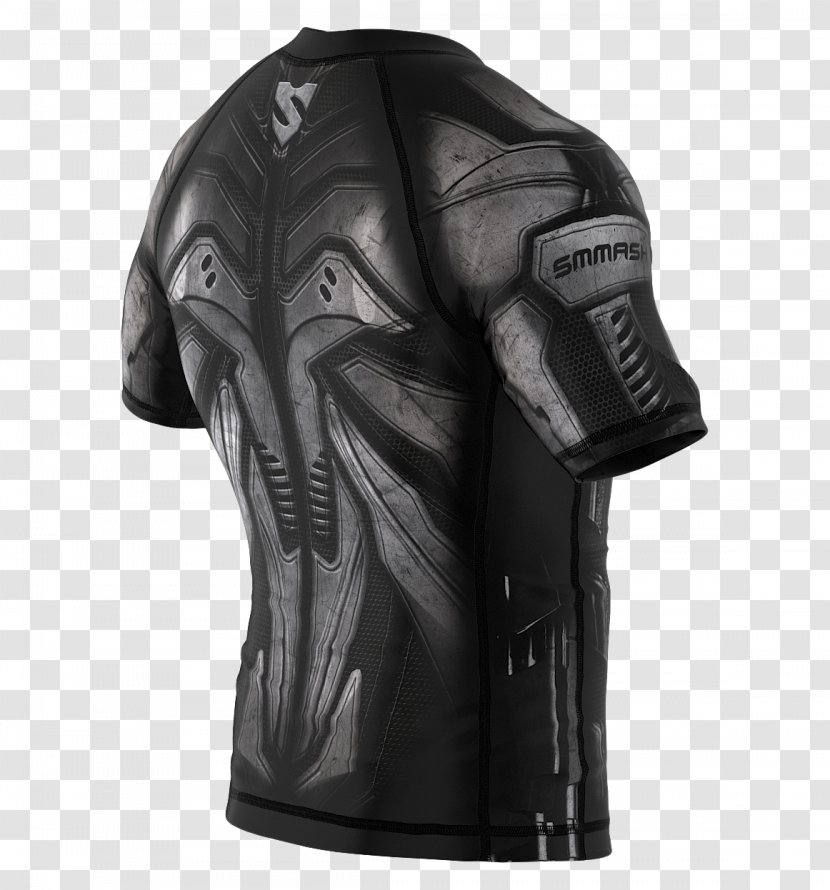 Leather Jacket Spider Nylon Steel T-shirt - Rash Guard - The Dark Knight Transparent PNG