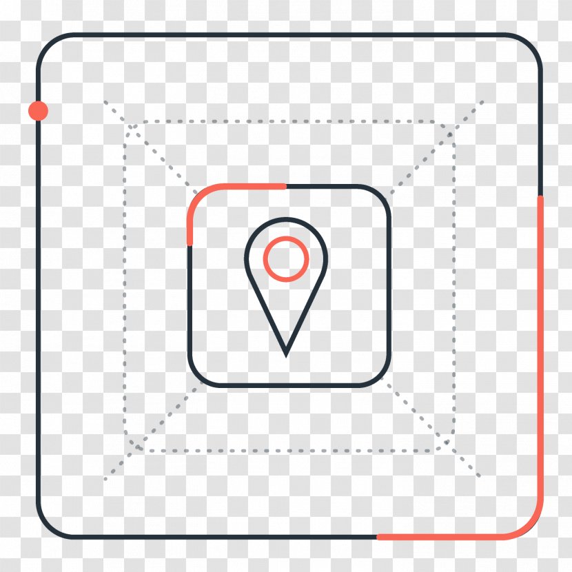 Line Area Angle - Point - Location Icon Transparent PNG