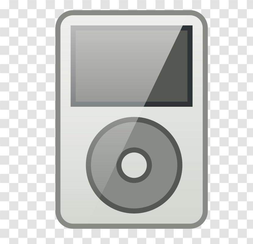 IPod Touch Shuffle Media Player Nano Clip Art - Mp3 Transparent PNG