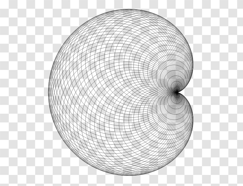 Cardioid Circle Mathematics Parabola Curve - Vi Hart Transparent PNG