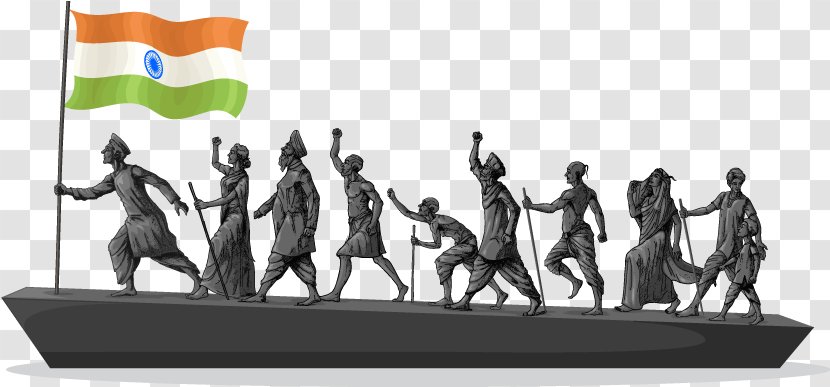Indian Independence Movement Swadeshi Partition Of Bengal Battle Plassey Salt March - National Congress - Rebellion 1857 Transparent PNG