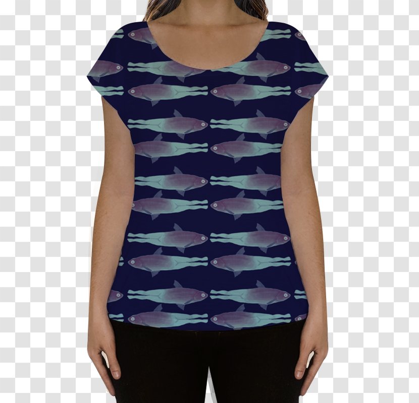 Our Lady Of Aparecida T-shirt Sleeve - Blue Transparent PNG