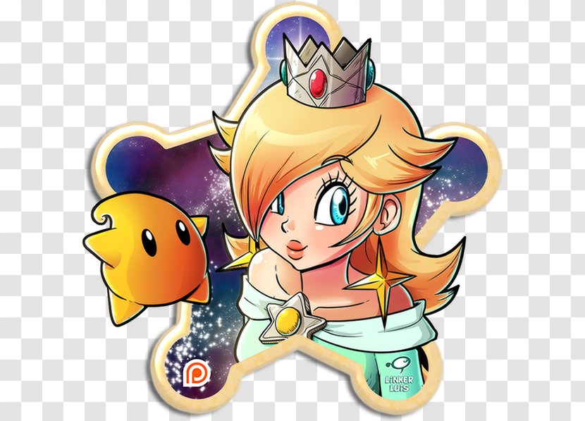 Rosalina Luigi Super Mario Galaxy Bros. - Heart Transparent PNG