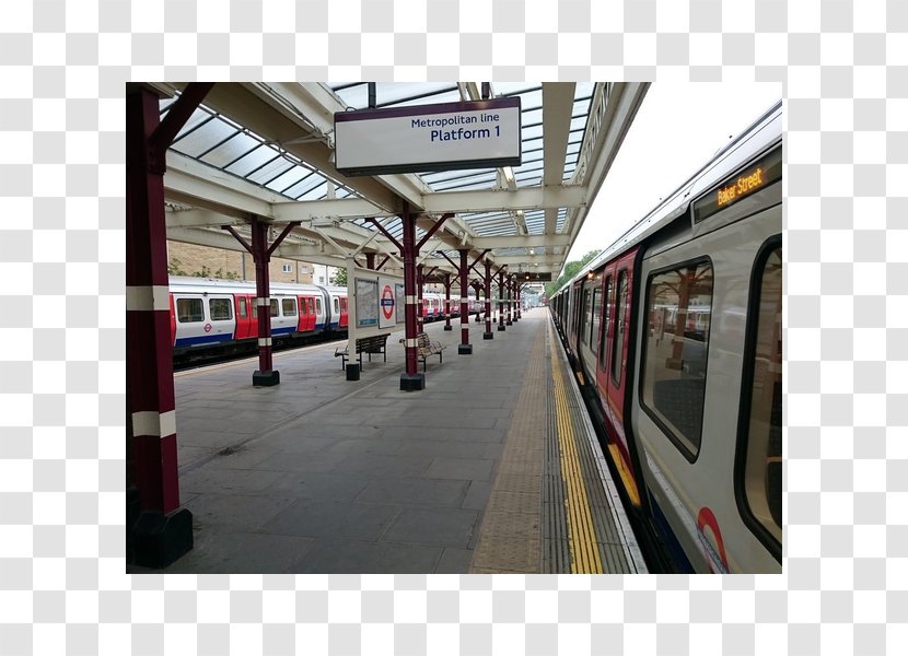 Watford Tube Station Rapid Transit Metropolitan Line London Underground Piccadilly - Jubilee - Train Transparent PNG