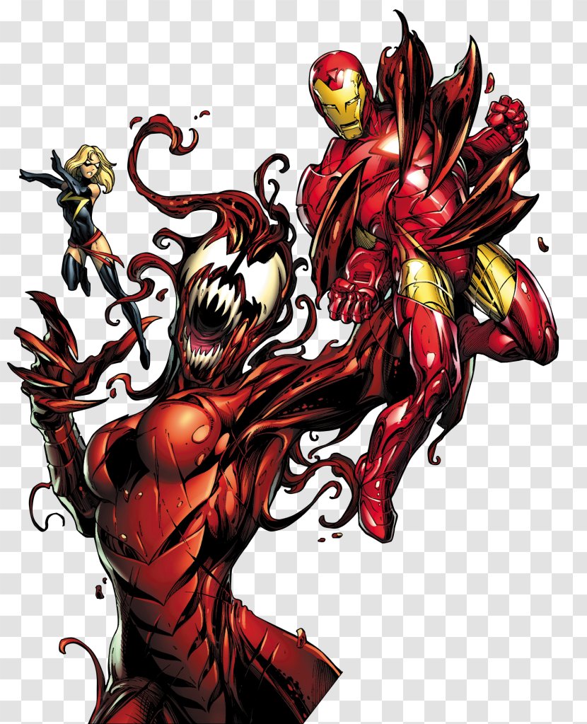 Iron Man Ultron The Mighty Avengers New - Secret Invasion - Carnage Transparent PNG