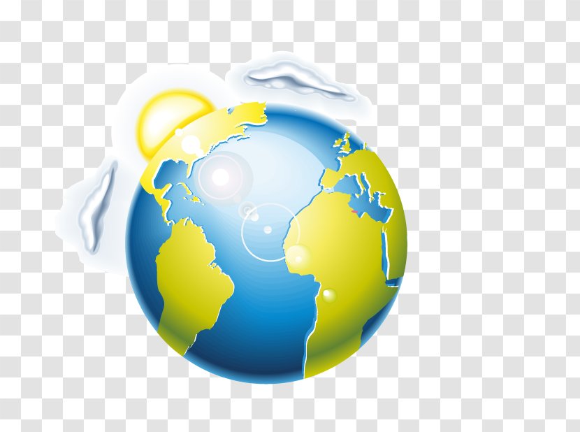 Light Icon - Yellow - Globe Transparent PNG