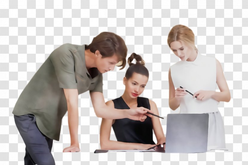 Sitting Table Laptop Play Conversation - Electronic Device Learning Transparent PNG