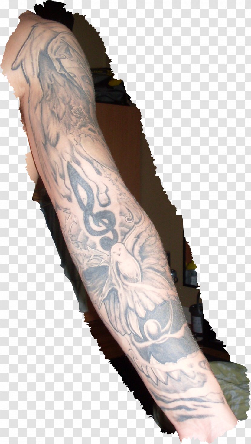 Abziehtattoo TV 2 Human Back Arm - Heart - Rock N Roll Transparent PNG