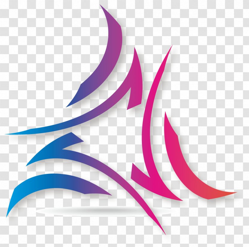 Graphic Design Logo Euclidean Vector Illustration - Petal - Triangle Darts Transparent PNG