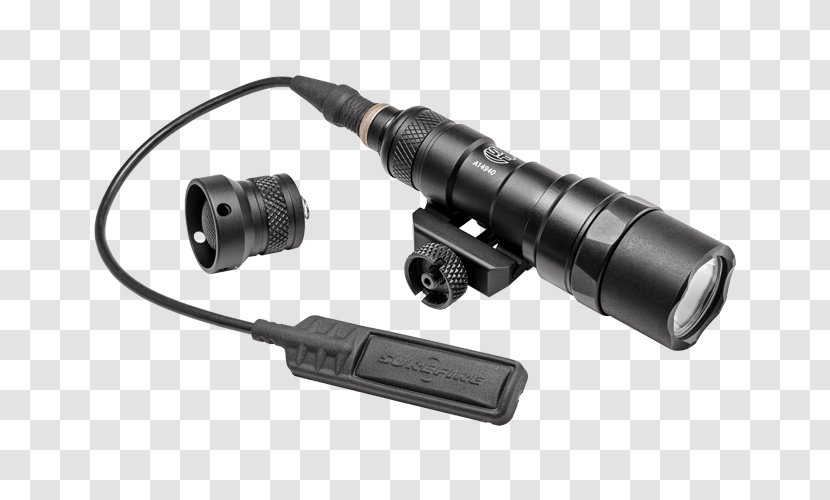 SureFire M300 Mini Scout Light Compact LED Weaponlight Light-emitting Diode Weaponlight-Tailcap Switch Only - Technology - BlackSure Fire Flashlights Transparent PNG