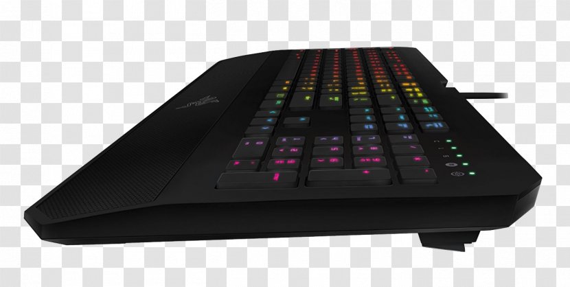 Computer Keyboard Razer Inc. Chiclet Gaming Keypad Backlight - Multimedia Transparent PNG