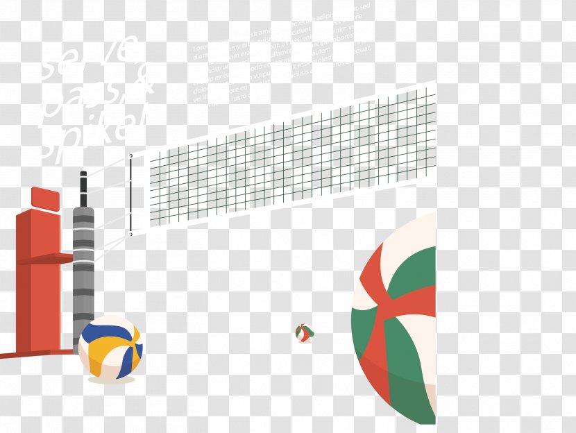 Graphic Design - Diagram - Volleyball Vector Transparent PNG