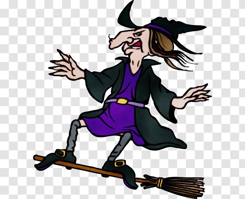 Room On The Broom Clip Art Witchcraft Illustration - Witch - Animation Transparent PNG