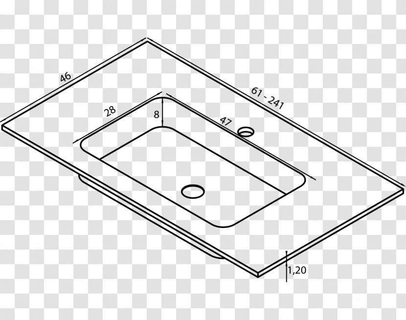 Kitchen Sink Angle - Triangle Transparent PNG