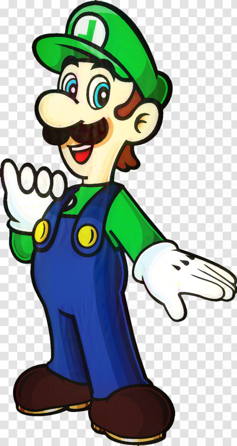 Luigi Princess Peach Bowser Mario Bros. - Fictional Character - Pleased Transparent PNG