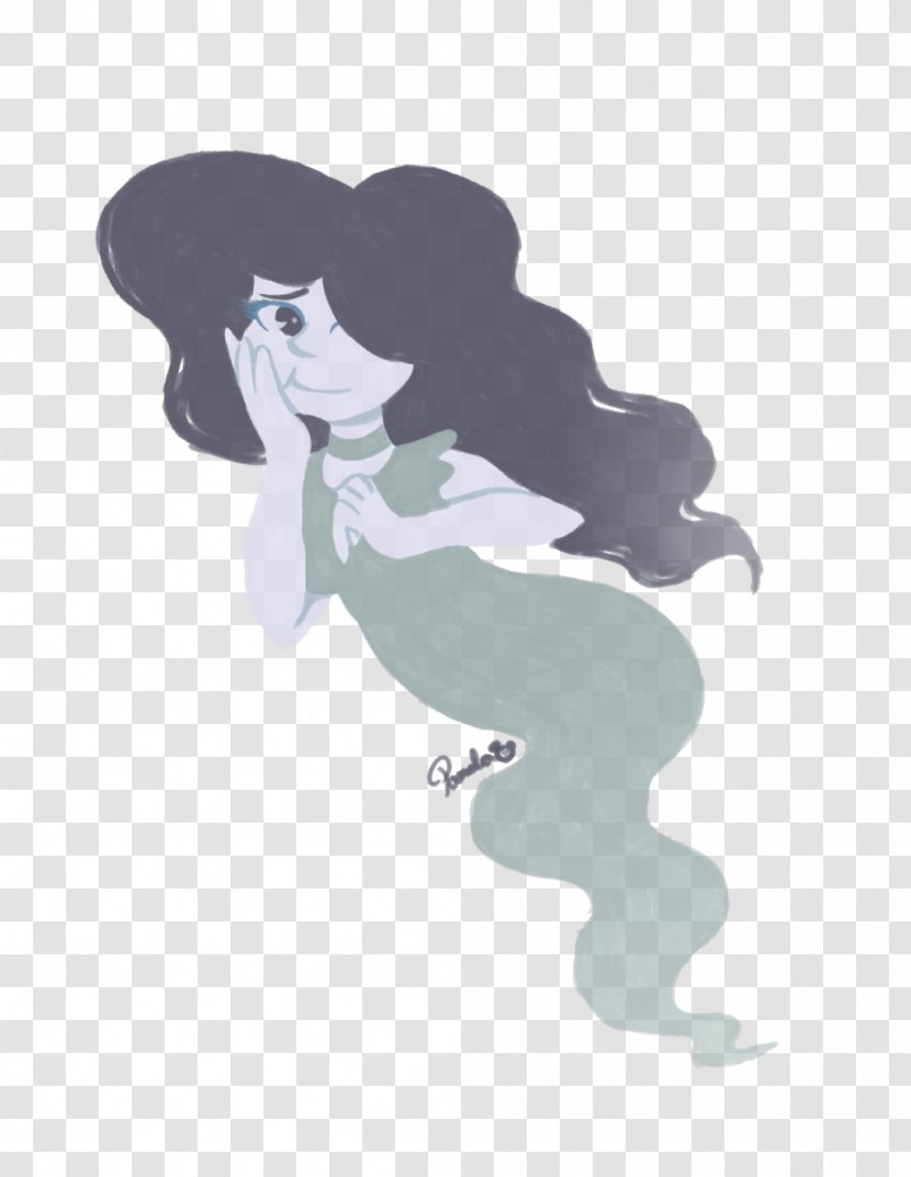 Mermaid Animated Cartoon Silhouette Transparent PNG