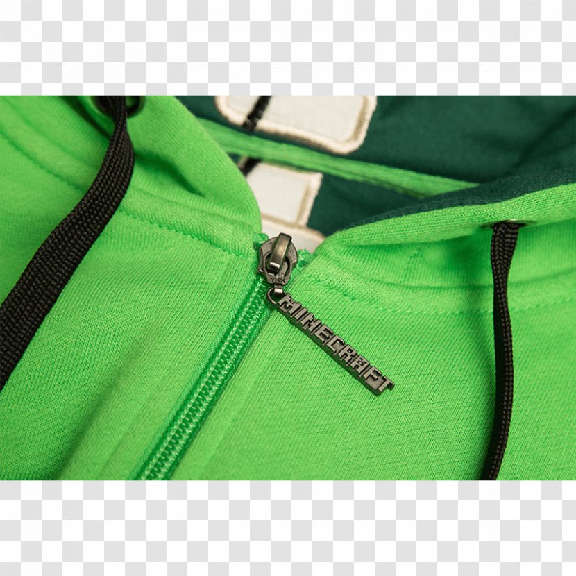 Minecraft Hoodie Jinx Zipper Tolstoy Shirt - Jacket - Creeper Transparent PNG