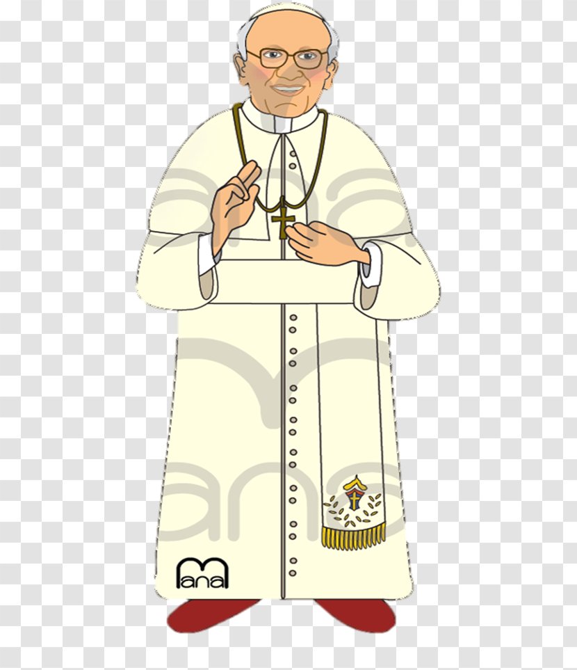 Drawing Religion Papal Conclave Vatican City Aita Santu - Habemus Papam - Standing Transparent PNG
