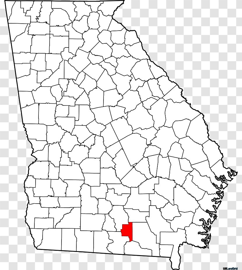 Forsyth County, Georgia Jasper Hall Fannin County Chatham - Map Transparent PNG