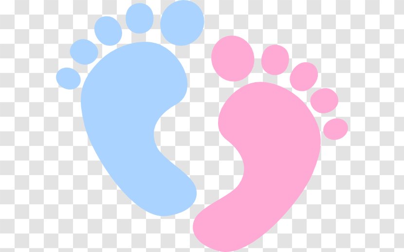 Footprint Infant Clip Art - Text - Border Cliparts Transparent PNG