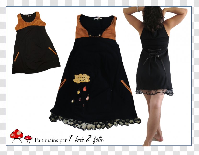 Little Black Dress Bustier Sleeve - Jeans Transparent PNG