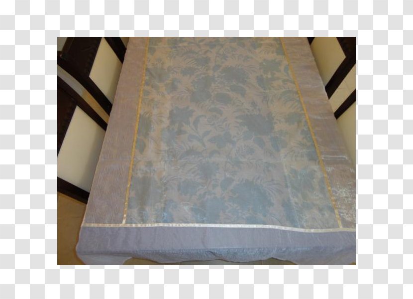 Tablecloth Blue Silk Textile - Tableware Transparent PNG