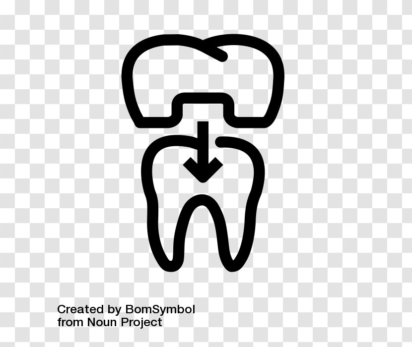 Crown Dentistry Tooth Bridge - Silhouette Transparent PNG